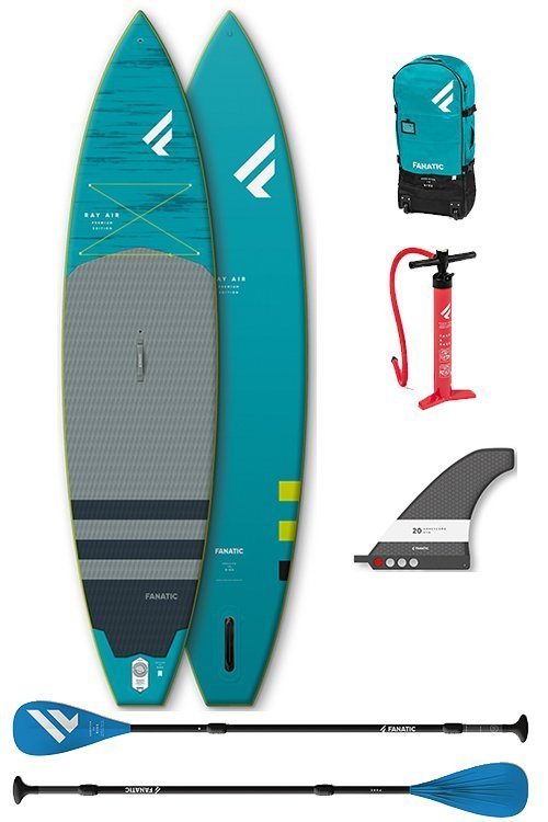 fanatic ray air premium touring sup board pakket