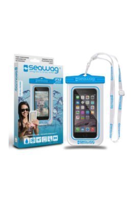 seawag waterdichte telefoonhoes wit blauw