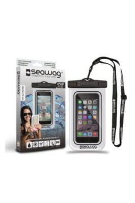 seawag waterdichte telefoonhoes wit zwart
