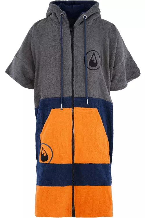 wave hawaii zip poncho cotton shany kopen