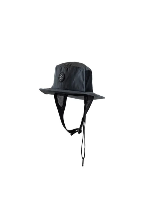 devoted surf bucket hat zwart grijs kopen