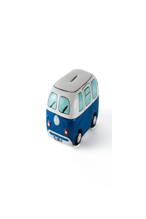 devoted surf van piggy bank blue kopen